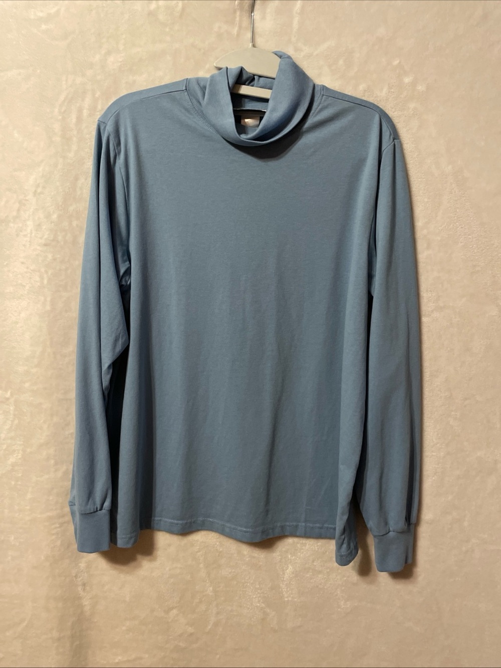 Anthony Richards Light Blue Turtleneck Top